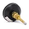 Pic Gauges Tridicator, 3-1/4", 0-100 psi, 70-320 deg F, 3 1/2 in Dial, 1/2 in NPT Center Back Location TRI-RC-3.25R-3.00-E - alternate 2