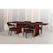 Regency Rectangular Conference Table, 48 in W, 96 in L, 30 in H, Wood Top, Mahogany TVCTRC9648MH - alternate 2