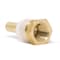 Pic Gauges Thermowell, 2-1/2", Brass, 1/2x3/4"NPT, Step TW-BR02-23S2 - alternate 1