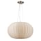 Acclaim Lighting Shanghai 1-Light Pendant Brushed Nickel, Height: 16" TP7916-W - alternate 1