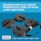 Us Weight Tailgate Canopy Weights W/ Carry Strap, (4) 10 lb Weights, Plastic/Cement, Black U0040 - alternate 2