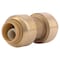 Sharkbite 3/8" Push-Fit DZR Brass Coupling U006LF - alternate 2