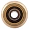 Sharkbite 3/8" x 1/2" Push-Fit DZR Brass Reducing Coupling U009LF - alternate 2