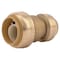 Sharkbite Reducing Coupling, 1 in x 3/4 in Tube Size, Brass, Brass U060LF - alternate 5