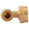 Sharkbite Push-Fit Elbow Fitting, 1/4 in x 3/4 in GHT Tube Size, Brass, Brass U2276LF - alternate 4