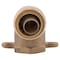 Sharkbite Push-Fit Elbow Fitting, 1/2 in Tube Size, Brass, Brass U335LF - alternate 3