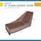 Duck Covers Ultimate Mocha Patio Chaise Lounge Cover, 74"L x 34"W x 32"H UCE743432 - alternate 7