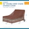 Duck Covers Ultimate Mocha Patio Double-Wide Chaise Cover, 82"L x 57"W x 32"H UCE825732 - alternate 7