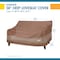 Duck Covers Ultimate Brown Patio Loveseat Cover, 58"x 40"D x 35"H UDLV604235 - alternate 4