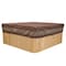 Duck Covers Ultimate Brown Patio Hot Tub Cover Cap, 94"W x 94"D x 14"H UHT969614 - alternate 1