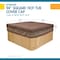 Duck Covers Ultimate Brown Patio Hot Tub Cover Cap, 94"W x 94"D x 14"H UHT969614 - alternate 10