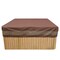 Duck Covers Ultimate Brown Patio Hot Tub Cover Cap, 94"W x 94"D x 14"H UHT969614 - alternate 4
