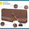 Duck Covers Ultimate Brown Patio Log Rack Cover, 98"W x 24"D x 44"H ULR1002644 - alternate 3