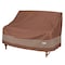 Duck Covers Ultimate Mocha Patio Loveseat Cover, 54"W x 37"D x 35"H ULV543735 - alternate 1