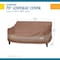 Duck Covers Ultimate Mocha Patio Loveseat Cover, 70"W x 38"D x 35"H ULV704135 - alternate 7