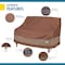 Duck Covers Ultimate Mocha Patio Loveseat Cover, 70"W x 38"D x 35"H ULV704135 - alternate 3