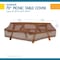 Duck Covers Ultimate Brown Patio Picnic Table Cover, Ultimate, 72"x57" UPT725730 - alternate 5