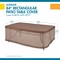 Duck Covers Ultimate Brown Patio Rectangular Table Cover, 84"W x 44"D x 32"H URT864632 - alternate 3