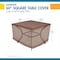 Duck Covers Ultimate Brown Patio Table Cover, 60"W x 60"D x 32"H UST626232 - alternate 5