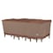 Duck Covers Ultimate Mocha Patio Rectangle Table Set Cover, 96"L x 64"W x 32"H UTO09664 - alternate 1