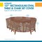 Duck Covers Ultimate Mocha Patio Rectangle Table Set Cover, 127"L x 84"W x 32"H UTO12784 - alternate 9