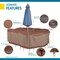Duck Covers Ultimate Brown Patio Table Set Cover, 88"W x 58"D x 32"H UTOU906032 - alternate 7