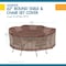 Duck Covers Ultimate Brown Patio Table Set Cover, 62" Dia x 29"H UTR6229 - alternate 3