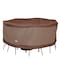 Duck Covers Ultimate Brown Patio Table Set Cover, 72" Dia x 29"H UTR7229 - alternate 1