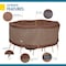Duck Covers Ultimate Brown Patio Table Set Cover, 72" Dia x 29"H UTR7229 - alternate 2