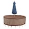 Duck Covers Ultimate Brown Patio Table Set Cover, Ultimate, 96", 96"x96", Height: 29 UTRU9629 - alternate 1