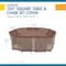 Duck Covers Ultimate Brown Patio Table Set Cover, 100"W x 100"D x 32"H UTS10010032 - alternate 2