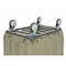 R&B Wire Products Vinyl Basket Truck with Air Cushion Bumper and Steel Base, 6 Bushel, Beige 406SOBC/BG - alternate 2