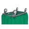 R&B Wire Products Vinyl Basket Truck with Air Cushion Bumper and Steel Base, 10 Bushel, Forest Green 410SOBC/FG - alternate 3