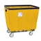 R&B Wire Products Vinyl Basket Truck with Steel Base, 20 Bushel, Yellow 420SOC/YEL - alternate 1