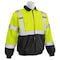 Deltaplus Hi-Vis Jacket, 300D Oxford Polyester with PU Coating, Lining Taffeta and Polyfill, Class 3 M 63945 - alternate 4