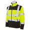 Deltaplus Hi-Vis Softshell Jacket, Polyester/Spandex Outer Shell Fused with Fleece Liner, M 62203 - alternate 3