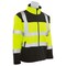 Deltaplus Hi-Vis Softshell Jacket, Polyester/Spandex Outer Shell Fused with Fleece Liner, M 62203 - alternate 4