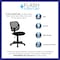 Flash Furniture Mesh Task Chair, 15-1/2" to 19-1/2", Black WA-3074-BK-GG - alternate 3