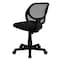 Flash Furniture Mesh Task Chair, 15-1/2" to 19-1/2", Black WA-3074-BK-GG - alternate 6