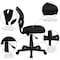 Flash Furniture Mesh Task Chair, 15-1/2" to 19-1/2", Black WA-3074-BK-GG - alternate 7