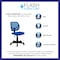 Flash Furniture Mesh Task Chair, 15-1/2" to 19-1/2", Blue WA-3074-BL-GG - alternate 4