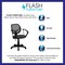 Flash Furniture Mesh Task Chair, 15-1/2" to 19-1/2", Fixed Arms, Gray WA-3074-GY-A-GG - alternate 4