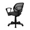 Flash Furniture Mesh Task Chair, 15-1/2" to 19-1/2", Fixed Arms, Gray WA-3074-GY-A-GG - alternate 5