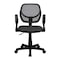 Flash Furniture Mesh Task Chair, 15-1/2" to 19-1/2", Fixed Arms, Gray WA-3074-GY-A-GG - alternate 10