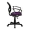 Flash Furniture Mesh Task Chair, 15-1/2" to 19-1/2", Fixed Arms, Purple WA-3074-PUR-A-GG - alternate 9