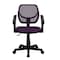 Flash Furniture Mesh Task Chair, 15-1/2" to 19-1/2", Fixed Arms, Purple WA-3074-PUR-A-GG - alternate 10