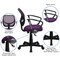Flash Furniture Mesh Task Chair, 15-1/2" to 19-1/2", Fixed Arms, Purple WA-3074-PUR-A-GG - alternate 7