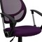 Flash Furniture Mesh Task Chair, 15-1/2" to 19-1/2", Fixed Arms, Purple WA-3074-PUR-A-GG - alternate 2