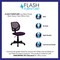 Flash Furniture Mesh Task Chair, 15-1/2" to 19-1/2", Purple WA-3074-PUR-GG - alternate 2