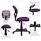 Flash Furniture Mesh Task Chair, 15-1/2" to 19-1/2", Purple WA-3074-PUR-GG - alternate 6